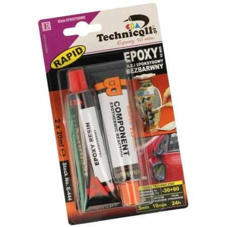 SAMCHEM KLEJ EPOXYDOWY BEZBARWNY 2x20ml TECHNIQLL Strona główna KLEJ EPOXYDOWY BEZBARWNY 2x20ml