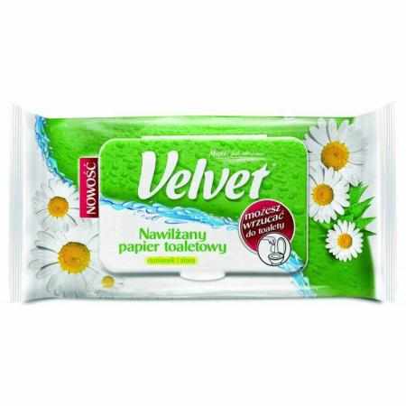 SAMCHEM Velvet papier toaletowy Nawilżany rumianek 42szt Velvet Strona główna Velvet papier toaletowy Nawilżany rumianek 42s