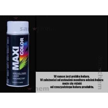 SAMCHEM SPRAY RAL: 9005 CZARNY MATOWY Maxi color 400ML maxi color Farby w sprayu SPRAY RAL: 9005 CZARNY MATOWY Maxi color 40
