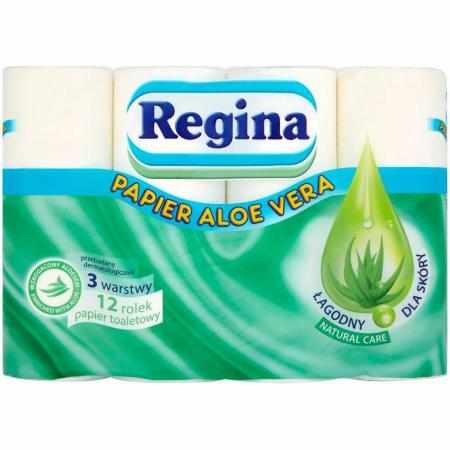 SAMCHEM REGINA PAPIER ALOE VERA 12 SZT REGINA Strona główna Papier toaletowy 12 rolek Aloe Vera REGINA – wydajny produkt hig