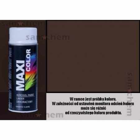 SAMCHEM Farba SPRAY RAL: 8017 BRĄZ POŁYSK 400ML Farby w sprayu Farba SPRAY RAL: 8017 BRĄZ POŁYSK 400ML