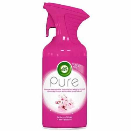 SAMCHEM Air Wick Pure Kwitnąca Wiśnia Odświeżacz Spray 250 ml AIR WICK Strona główna Air Wick Pure Kwitnąca Wiśnia Odświeżac