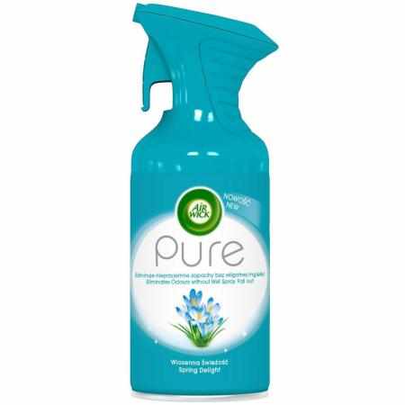 SAMCHEM Air Wick Pure Odświeżacz powietrza Wiosenne Kwiaty 250ml AIR WICK Strona główna Air Wick Pure Odświeżacz powietrza W