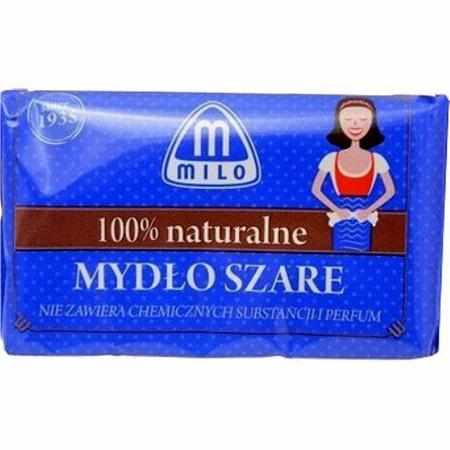 SAMCHEM Mydło szare 100 % naturalne 175 g Mydła toaletowe Mydło szare 100 % naturalne 175 g