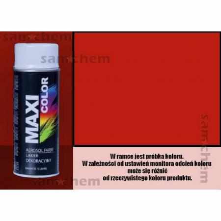 SAMCHEM Farba SPRAY RAL: 3020 CZERWONY maxi color 400ML maxi color Farby w sprayu Farba SPRAY RAL: 3020 CZERWONY maxi color SAMCHEM Farba SPRAY RAL: 3020 CZERWONY maxi color 400ML maxi color Farby w sprayu Farba SPRAY RAL: 3020 CZERWONY maxi color
