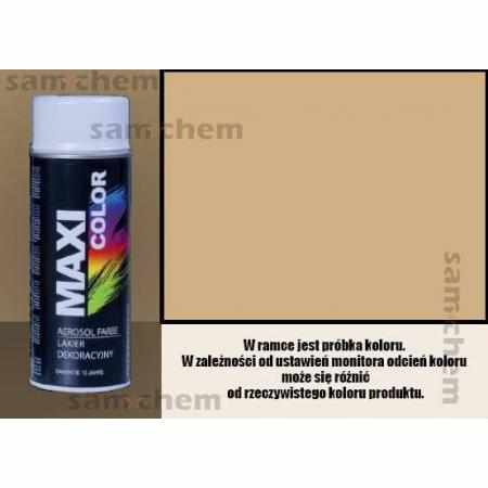 SAMCHEM Farba SPRAY RAL: 1001 BEŻOWY maxi color 400ML maxi color Farby w sprayu Farba SPRAY RAL: 1001 BEŻOWY maxi color 400M